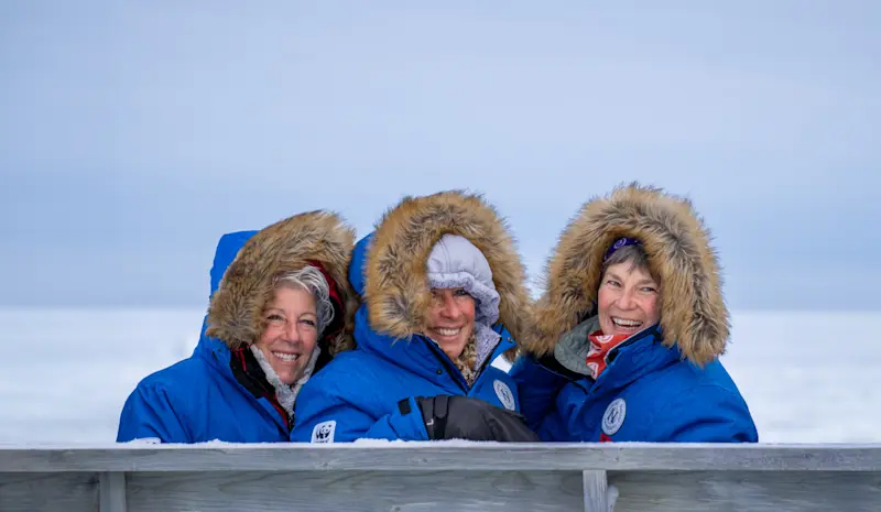 Nat Hab guests, Churchill, Manitoba.