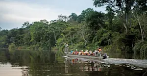 Nat Hab guests, Marañon River, Peru.