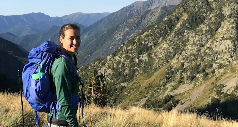 Hiking in the Pyrenees Mountain of Andorra on an Earthwatch expedition