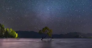 Astrophotography, Lake Wanaka, New Zealand.
