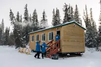 Nat Hab's Aurora Cabin, Churchill, Manitoba.