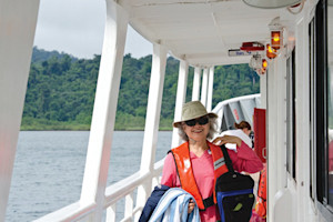 Outside deck, National Geographic Sea Lion, Alaska adventure cruise