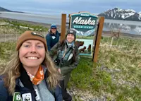 Having a blast at Alaska Bear Camp!