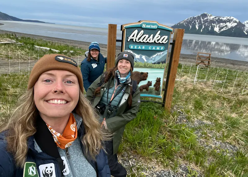 Having a blast at Alaska Bear Camp!