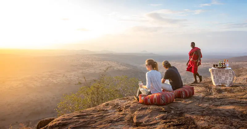 Sundowners, Lewa Wildlife Private Conservancy, Kenya.