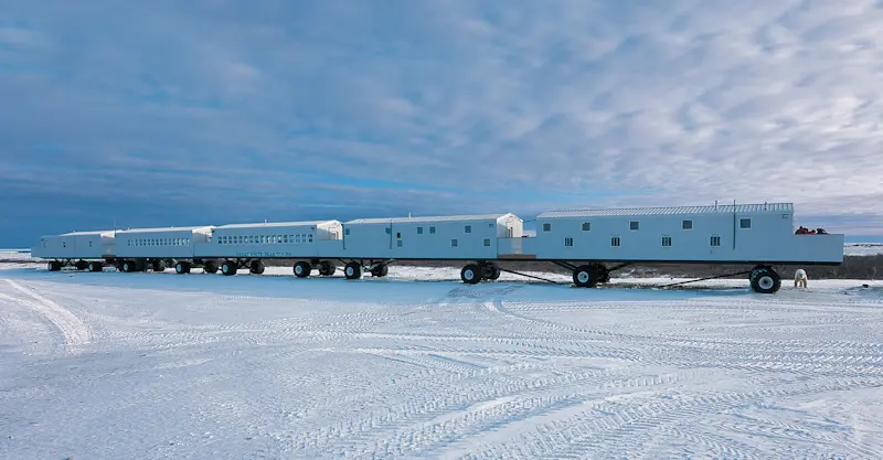 Nat Hab's private Tundra Lodge, Churchill, Manitoba.