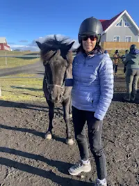 Me and my new friend, an Icelandic Horse