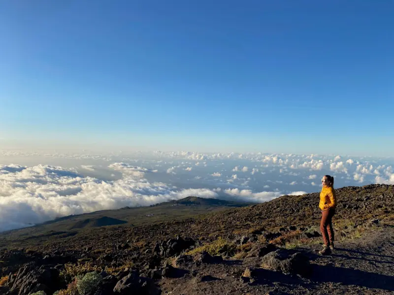 Vast views in Haleakala, Hawaii.