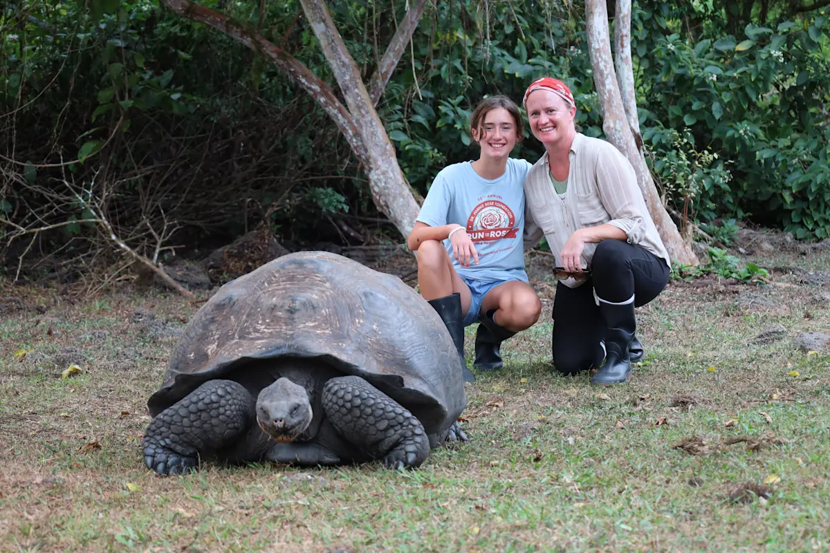 Visiting the Great Giant Tortoise of Santa Cruz Island, Galapagos