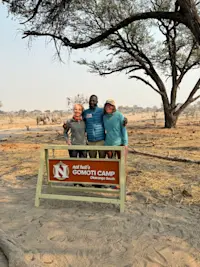 Our last day at Nat Hab's Gomoti Camp, my favorite camp in Secluded Botswana.