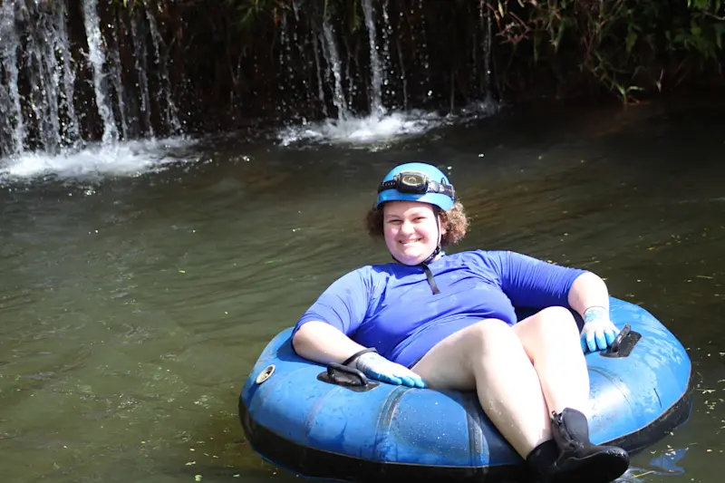 Tubing in Kauai, Hawaii.