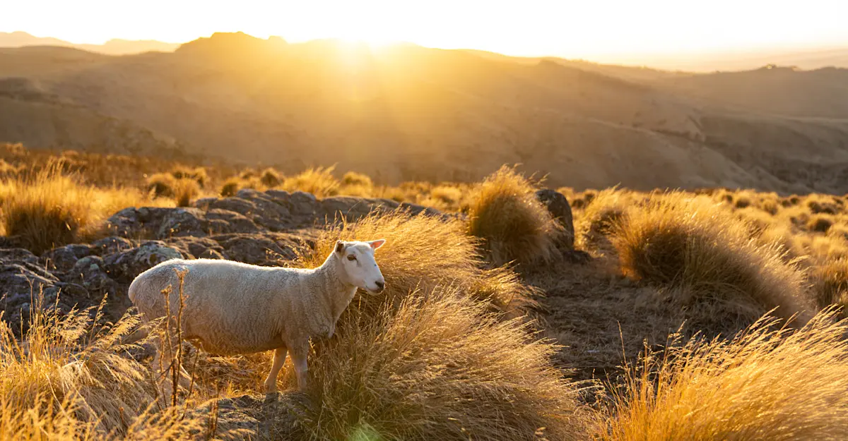 Sheep, Christchurch, New Zealand.