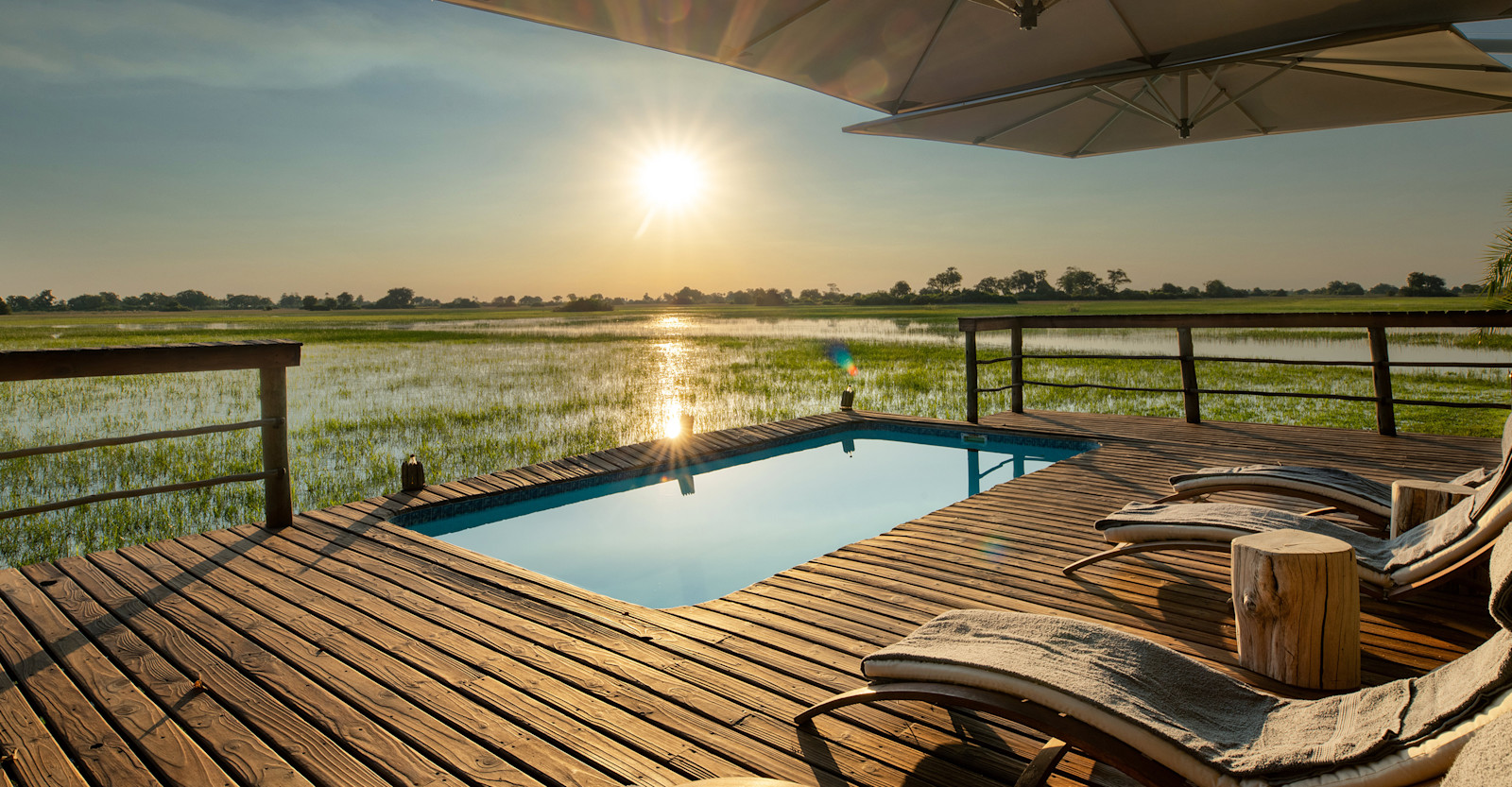 Pool at Nat Hab's Pelo Camp