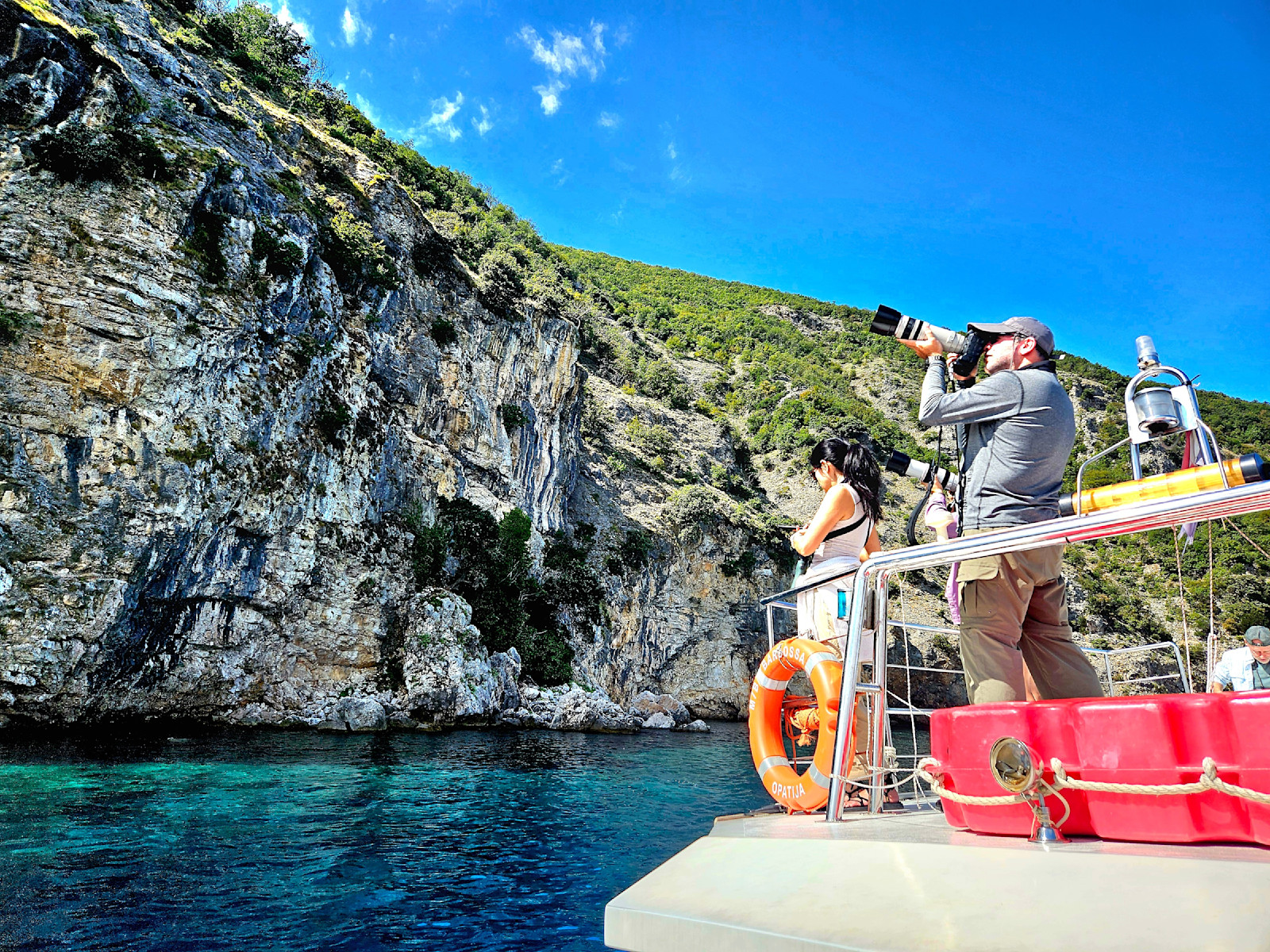 Private boat tour to the Island of Cres, Croatia.