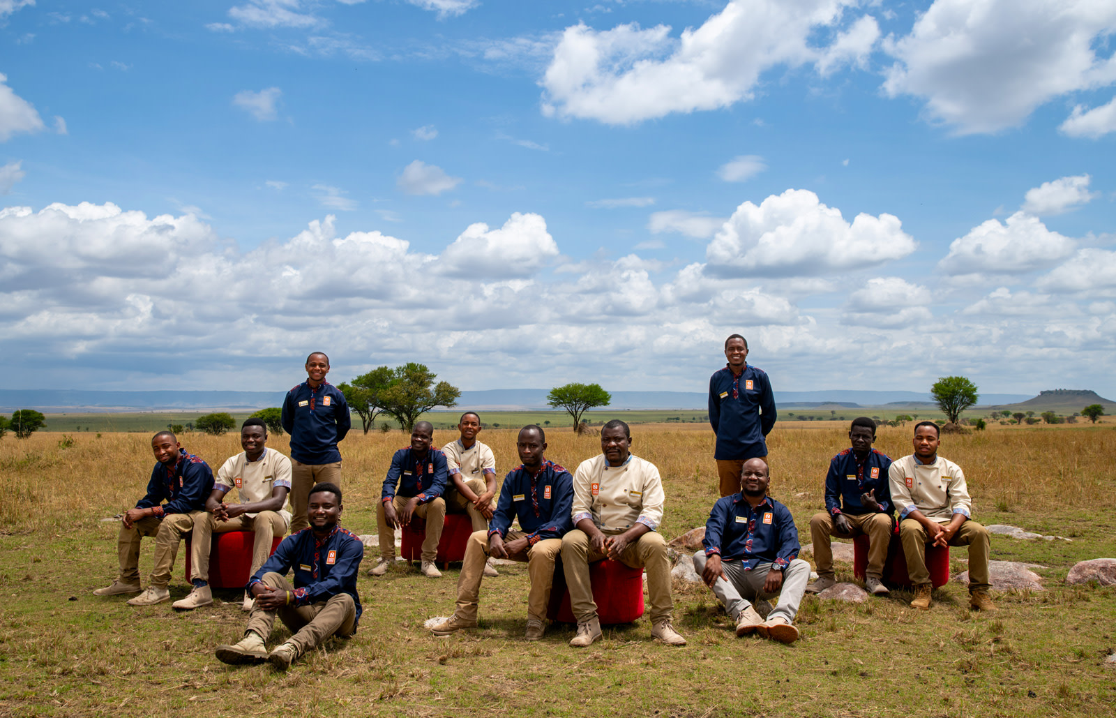 Camp Staff at Nat Hab's Migration Camp—Serengeti North