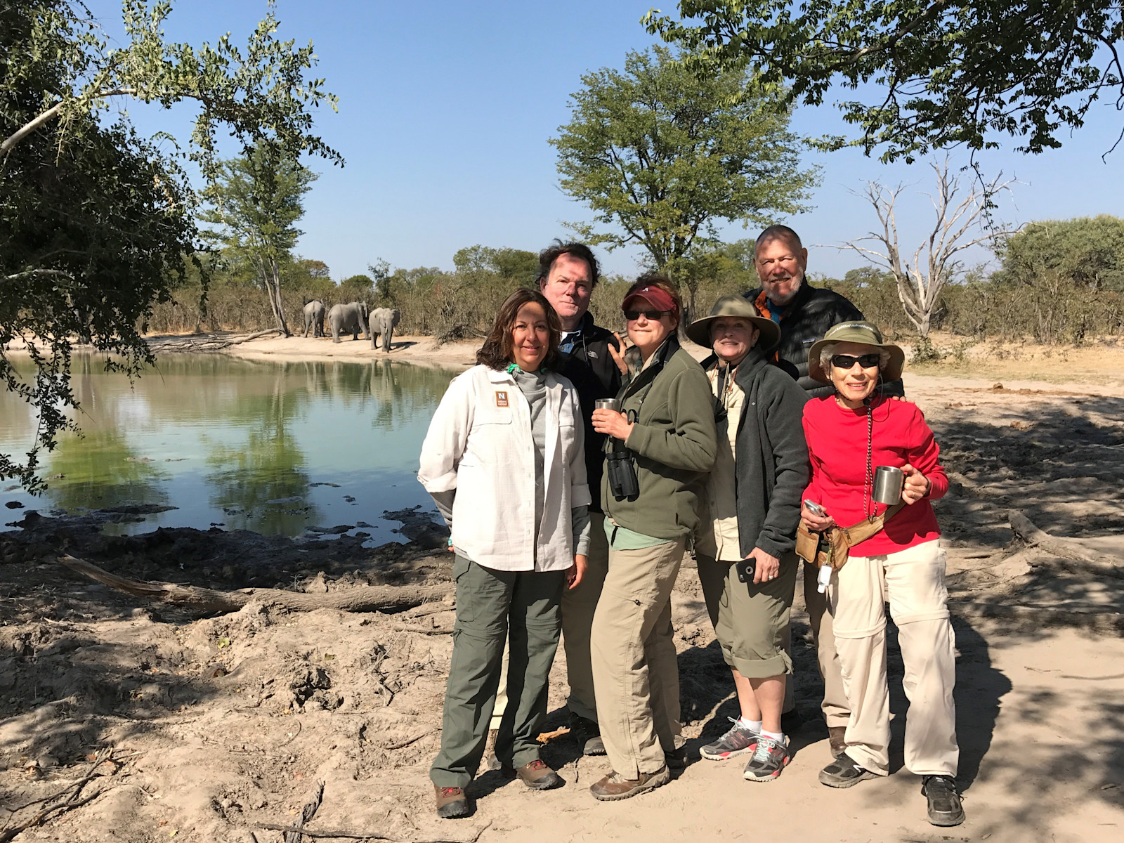 Botswana 2017 - A cup of tea with a view!