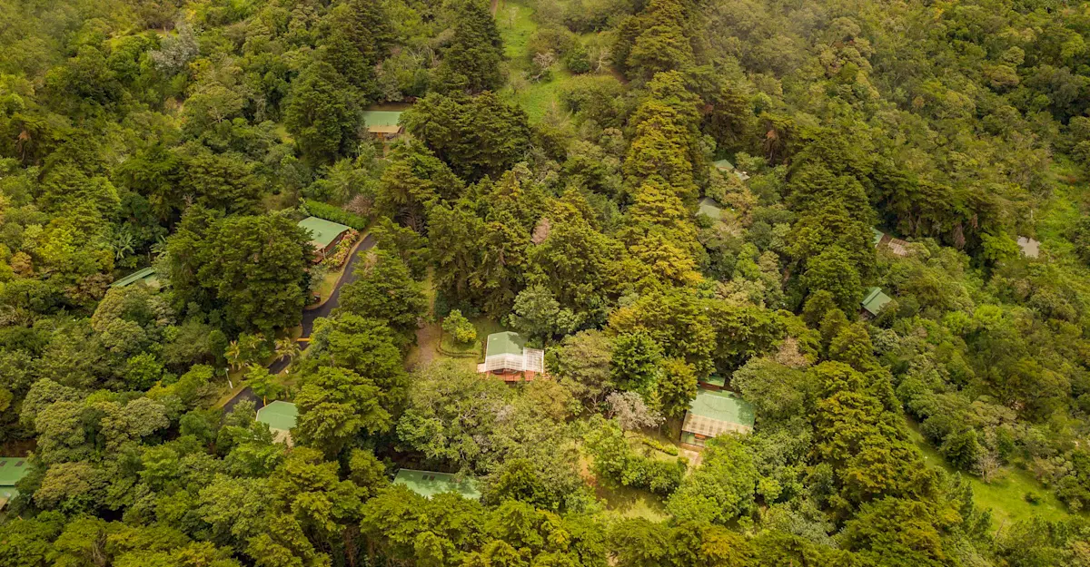 Earthwatch Expeditions guest accommodations, Monteverde Cloud Forest Reserve, Costa Rica.