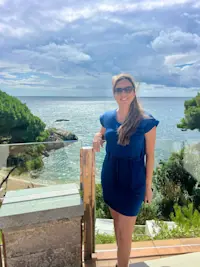 Taking in the afternoon in Costa Brava, Spain.