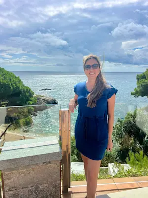 Taking in the afternoon in Costa Brava, Spain.