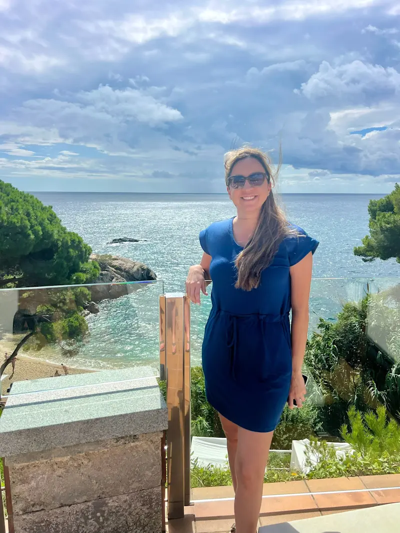 Taking in the afternoon in Costa Brava, Spain.