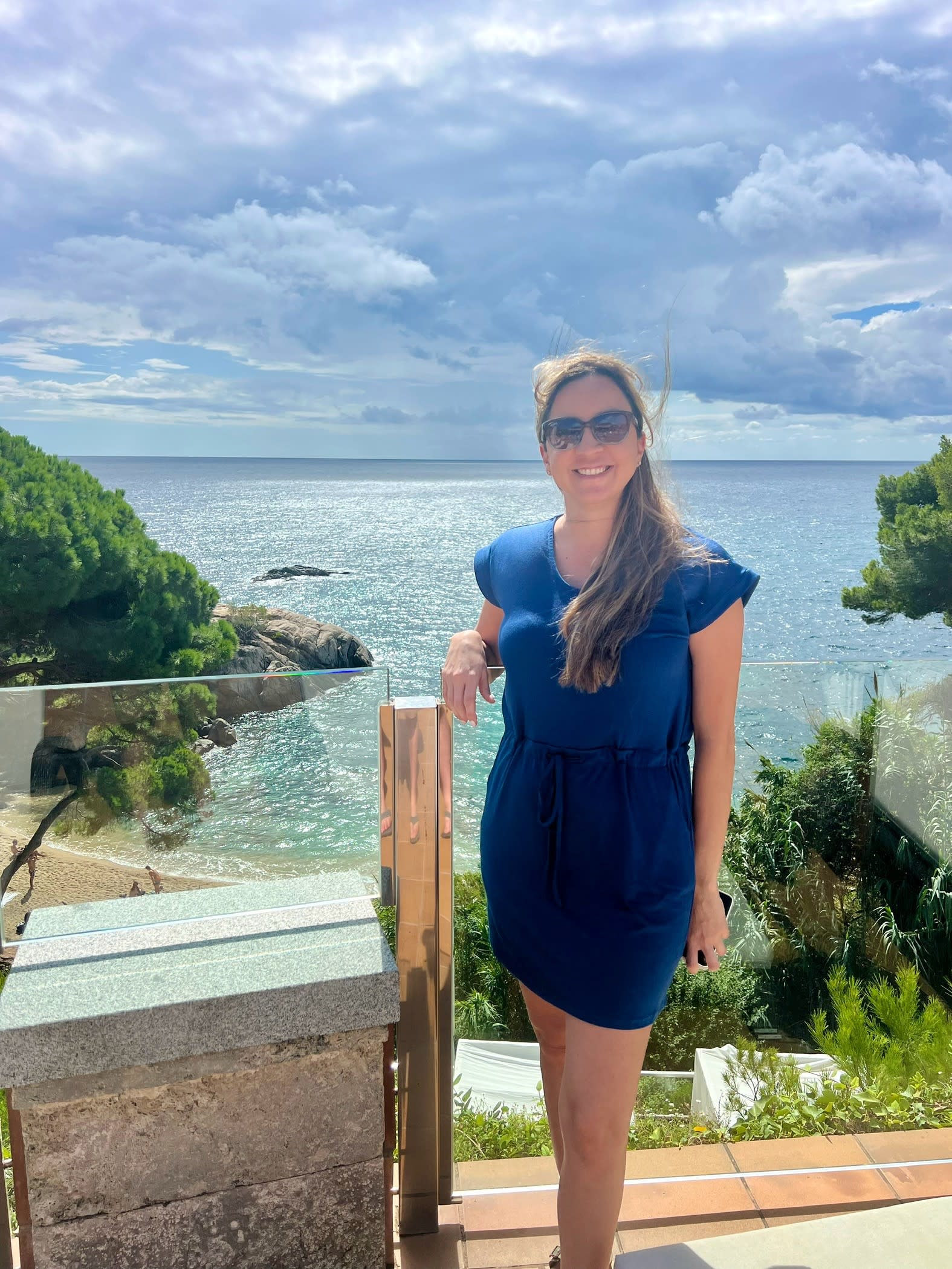 Taking in the afternoon in Costa Brava, Spain.