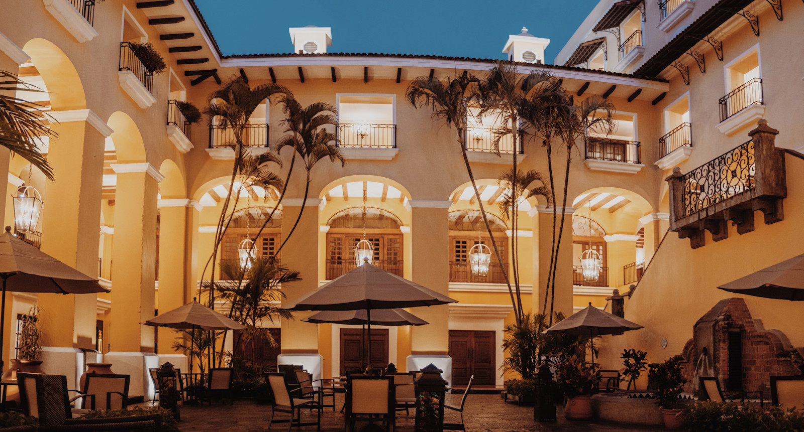 Outdoor patio dining