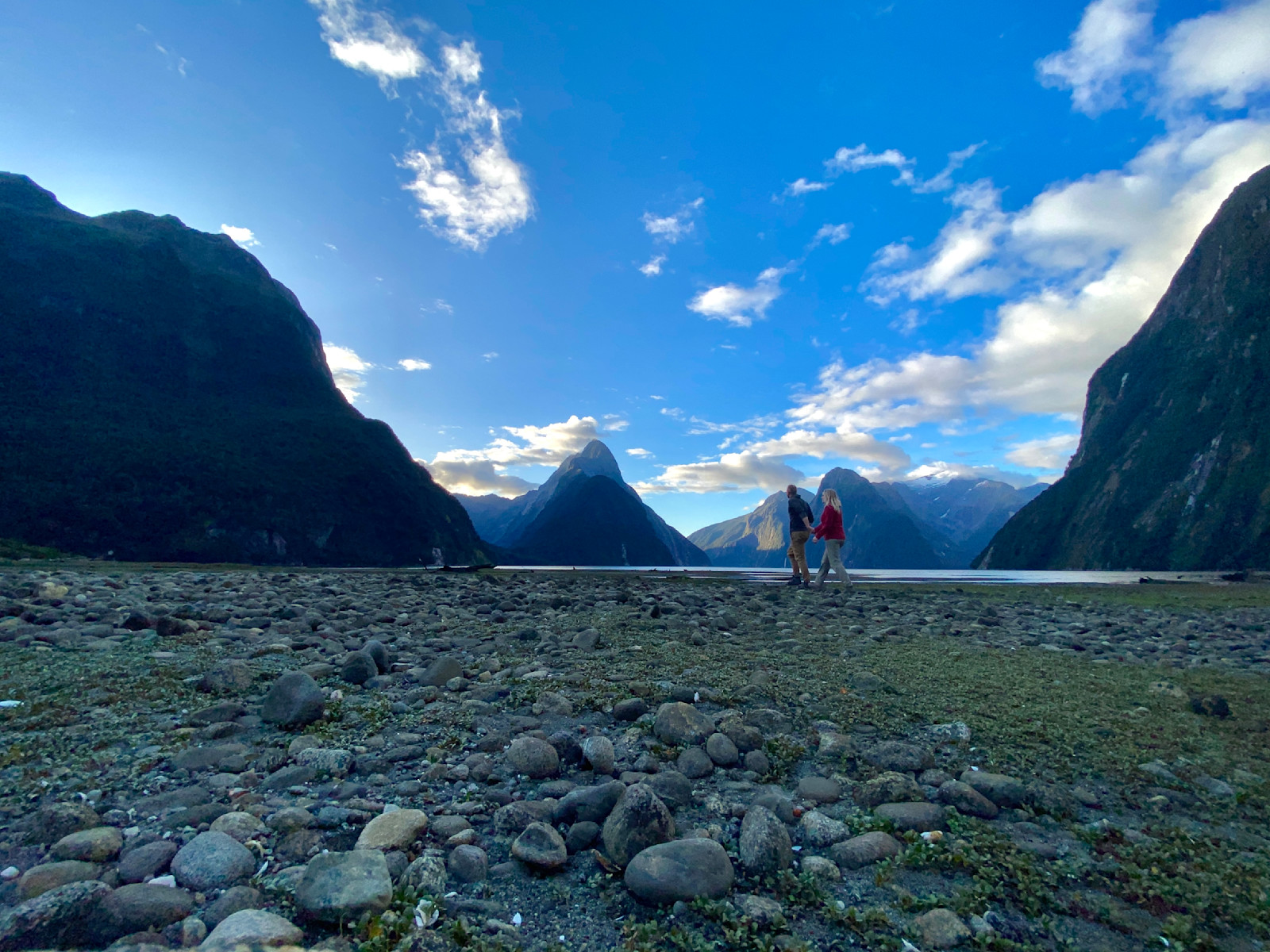 Walking through the stunning New Zealand.