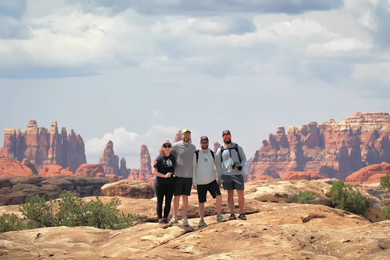 Nat Hab guests, Canyonlands National Park, Utah.