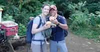Caribbean hike in Costa Rica. 