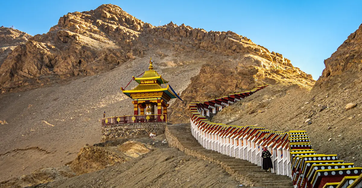 Thiksey Monastery, Ladakh, India.