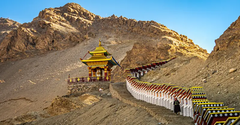 Thiksey Monastery, Ladakh, India.