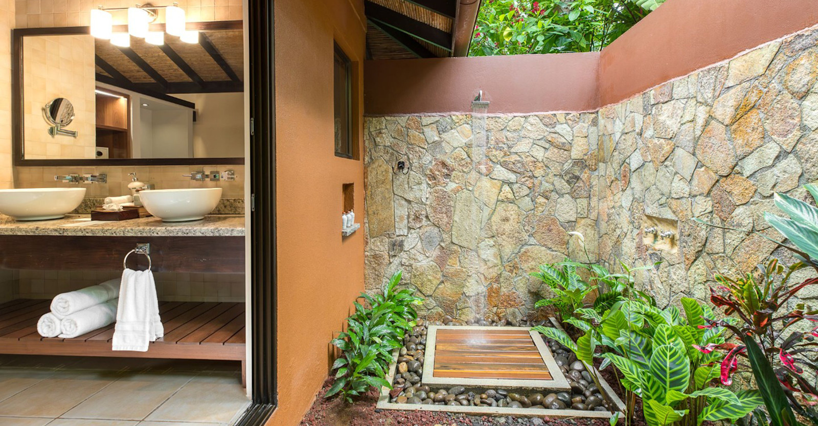 Guest Bathroom Outdoor Shower