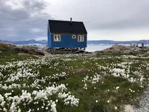 Walking tour in East Greenland.
