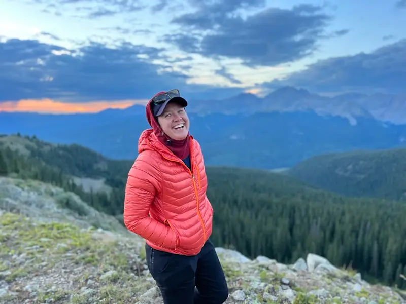 Hiking along the Continental Divide, Colorado.