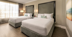 Double queen guest room