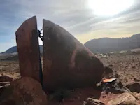 Sandstone, sun, and climbing in Red Rocks, Nevada.