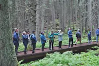 Nat Hab guests, Glacier National Park, Montana.