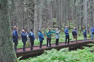 Nat Hab guests, Glacier National Park, Montana.