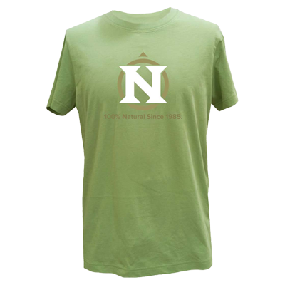 short sleeve shirt unisex logo tee sage green