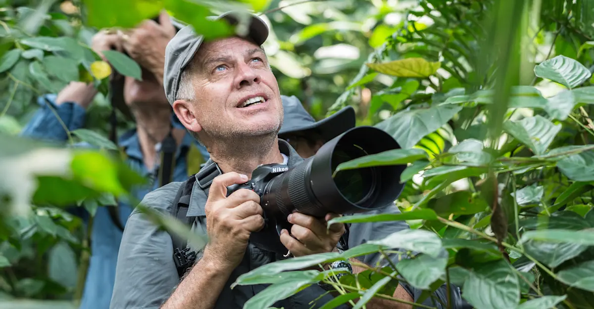 Nat Hab guest, Bwindi Impenetrable Forest National Park, Uganda.