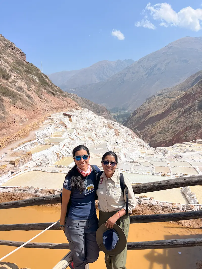 Enjoying some sun in Maras, Peru. 