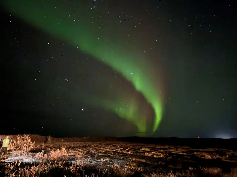 Mesmerizing Northern Lights while in Churchill, Canada.