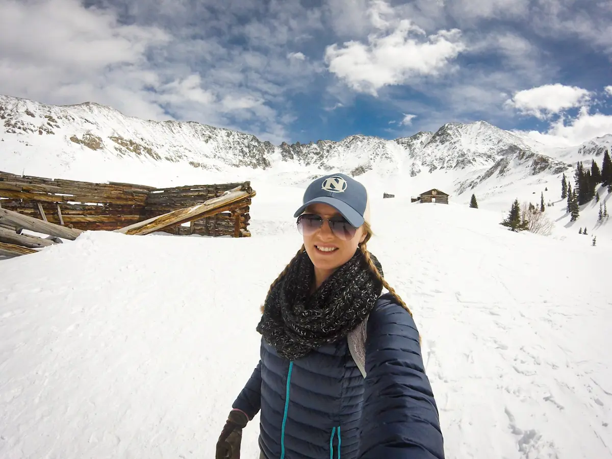 Hiking in colorful Colorado. 