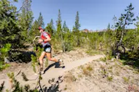 Running a 100-mile ultramarathon in the Cascades of Oregon.