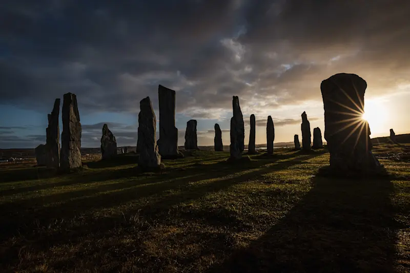 Callanish Standing Stones, Isle of Lewis, Scotland.