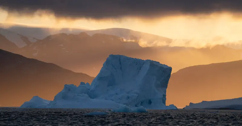 Iceberg sunset, Greenland
