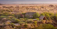 Aerial view of Lewa Wilderness Lodge