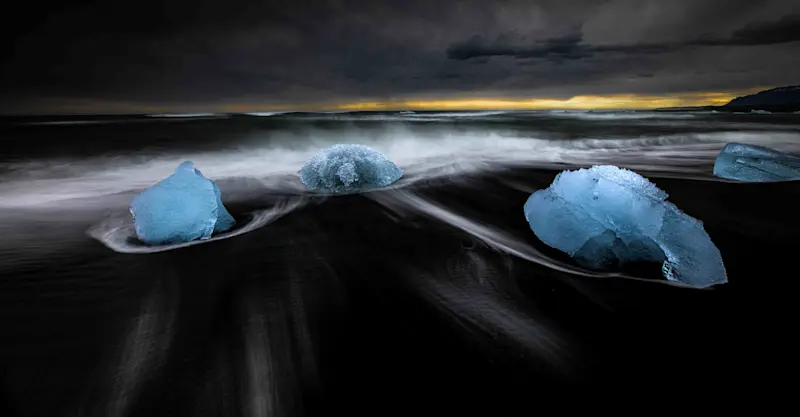 Diamond Beach, Iceland.