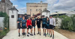 With Ben and crew on a Duvine trip in Puglia, Italy. Andiamo! 