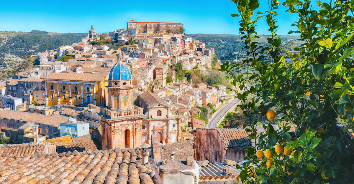 Duomo di San Giorgio, baroque town of Ragusa Ibla, Sicily, Italy. 